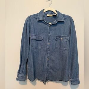 Vintage Denim Button-Up Shirt – Penmans Brand